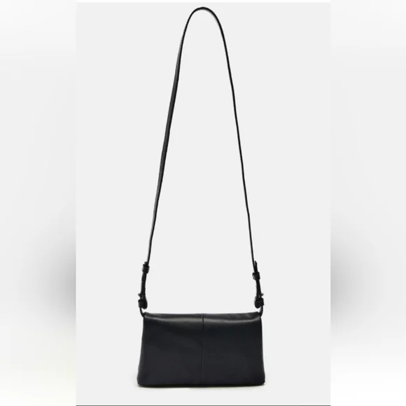 Zara Minimalist Leather Crossbody Bag - Picture 3 of 10